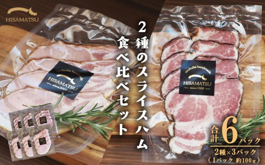 スライスハム 食べ比べ 約600g つくばで育てた豚 │ ハム スライスハム 豚肉 おつまみ お中元 お歳暮 ギフト 茨城県 つくば市