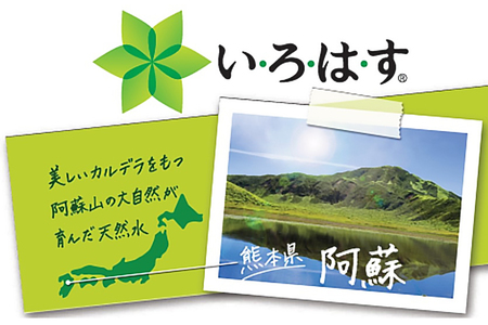 【12ヶ月定期便】い・ろ・は・す（いろはす）阿蘇の天然水 540mlPET×48本（2ケース）×12ヶ月 計576本