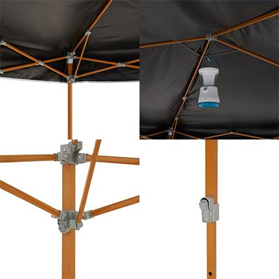 ふるさと納税 城陽市 ソーラーブロック Qセットタープ270　キャンプやアウトドア、BBQで熱中症対策!71661031 |  | 03