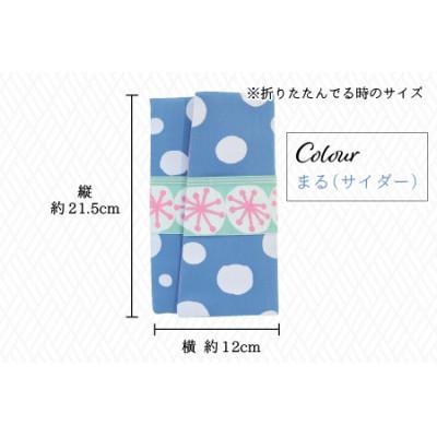 ふるさと納税 坂井市 越前織工場がつくるかわいい袱紗 「オリボンフクサ」　まる(サイダー)　 [A-3301] |  | 01