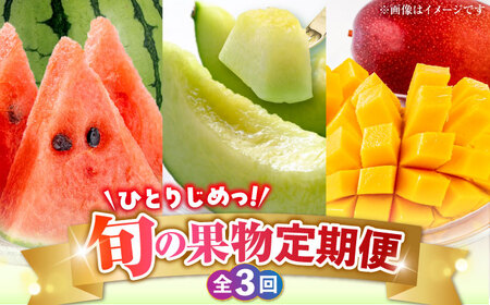 先行予約3回定期便 旬の果物ひとりじめ定期便AYZZ006 