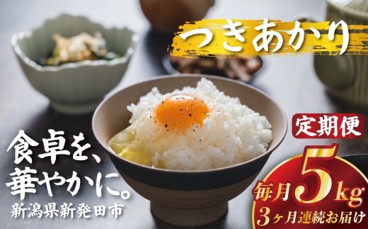 【令和7年産 定期便3ヵ月】 定期便 令和7年産 つきあかり 5kg×3回 計15kg コシヒカリ こしひかり 同等以上の食味 ご飯 備蓄 コメ お米 米 こめ 新潟産 新潟米 新潟県 新潟 新発田 新発田市 国産 新発田市産 斗伸 toushin052_01