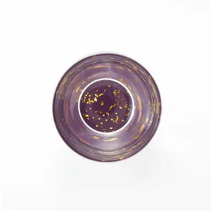 みよし漆器本舗 紀 州塗り ぬりもん de Verre 冷酒グラス きらり 単品 紫 100ml