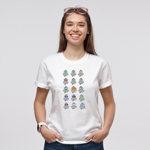 遮光器土偶 Tシャツ XXL (バニラホワイト) 1枚｜半袖 しゃこちゃん ゆるきゃら 縄文 土偶 青森県 つがる市 世界遺産 [0857]
