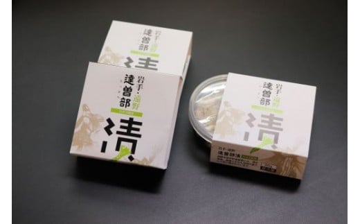 【生産者直送】宮守特産わさびのたっそべ漬け（粕漬）3個セット【葵食品】