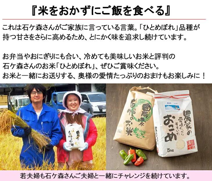 減農薬栽培　岩手花巻産ひとめぼれ無洗米５㎏ 【510】