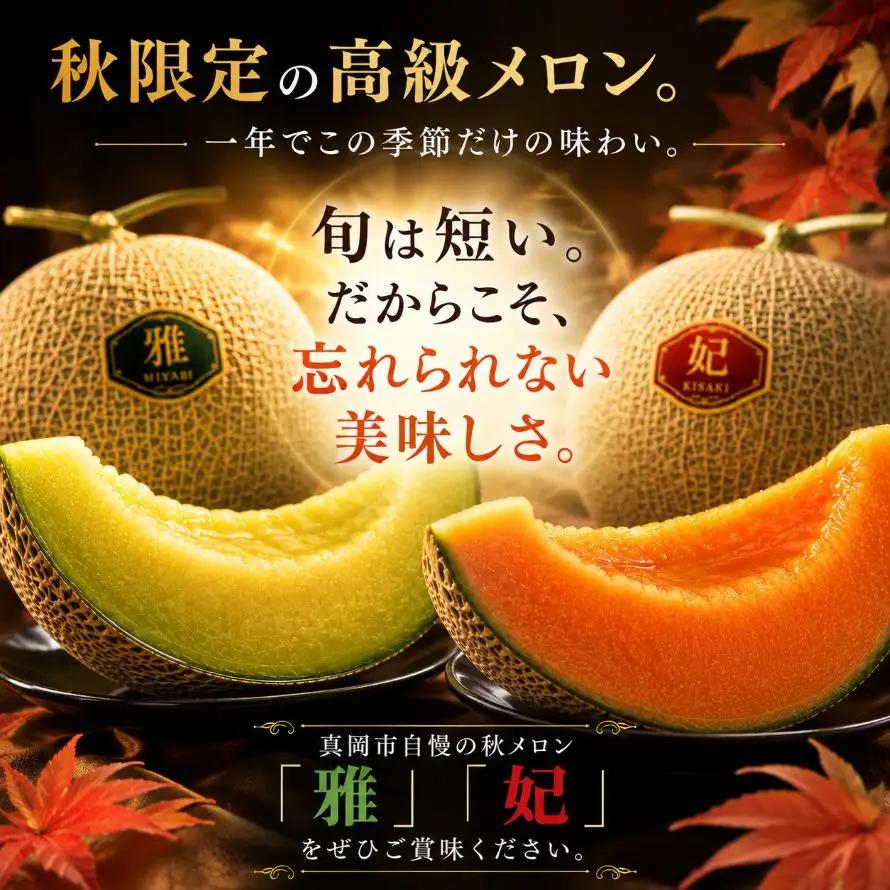 【2027年 先行予約】秋メロン 雅 1玉(約1.5kg) | 完熟 果物 メロン
