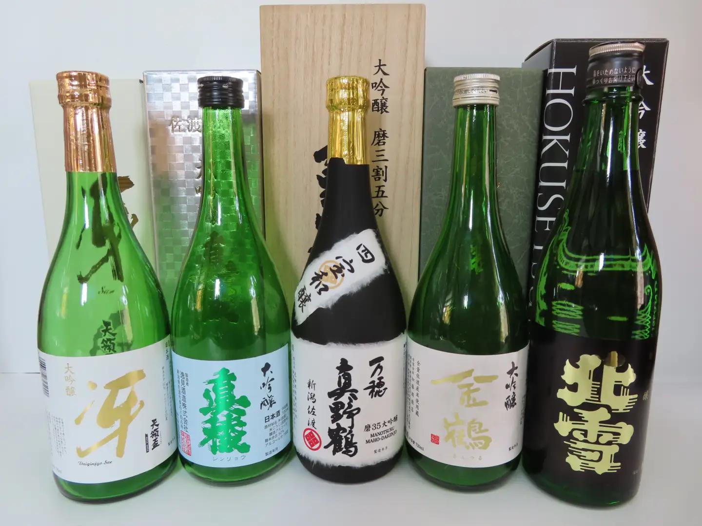 日本酒 大吟醸セット 5種 各720ml×1本 | 新潟県 佐渡市