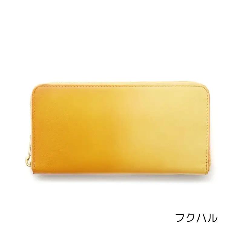 イロドリ ラウンド ロング ウォレット (カラー：フクハル)