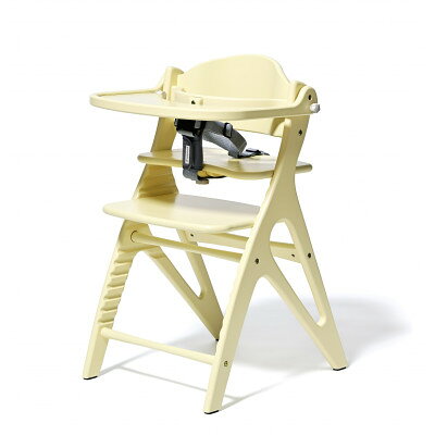 【ふるさと納税】yamatoyaベビーチェア　アッフルソルベチェア　レモン　セーフティチェアベルト付き【1690631】