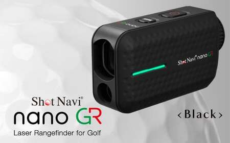 【アウトレット品】Shot Navi INFINITY・Shot Navi Laser Sniper nano GR（ショットナビ インフィニティ・レーザースナイパー ナノ GR）セット＜カラー：ブラ