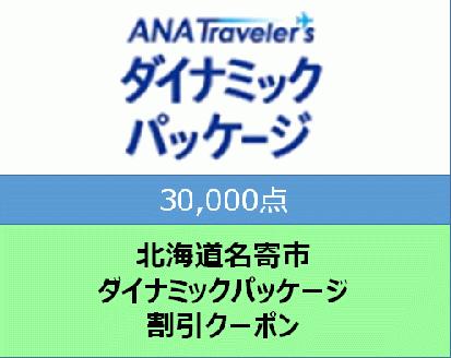 北海道名寄市　ANAトラベラーズダイナミックパッケージ割引クーポン30,000点分