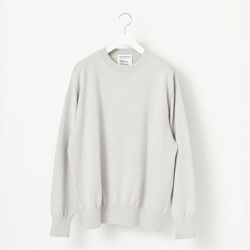 【ふるさと納税】 ≪順次発送≫ A3: A SWEATER IS FOR EVERYDAY. Pullover GRAY グレー カシミヤセーター 服 洋服 ユニセックス メンズ レディース ブランド 山形県 山辺町 yt-sepoh-sn