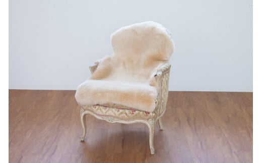 信州上田製ムートン（羊毛皮）一匹物　毛長35mm　【ブラウン】 [№5312-7017]0518