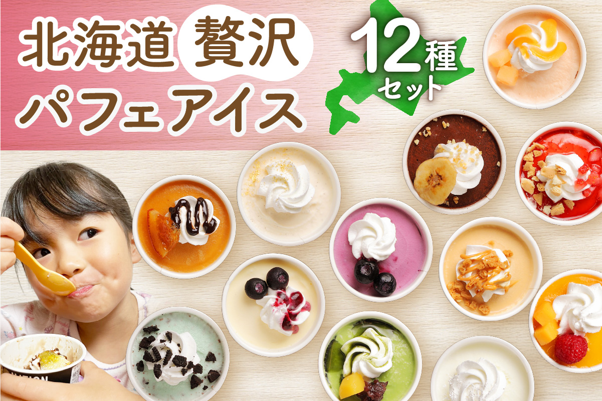 北海道贅沢パフェアイス（12個セット）2020年販売数15万個超！　アイスクリーム 人気 北海道 スイーツ