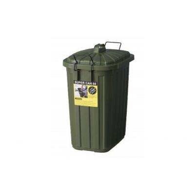 ふるさと納税 恵那市 ペールカンのふた付きゴミ箱　60リットル　グリーン　1個