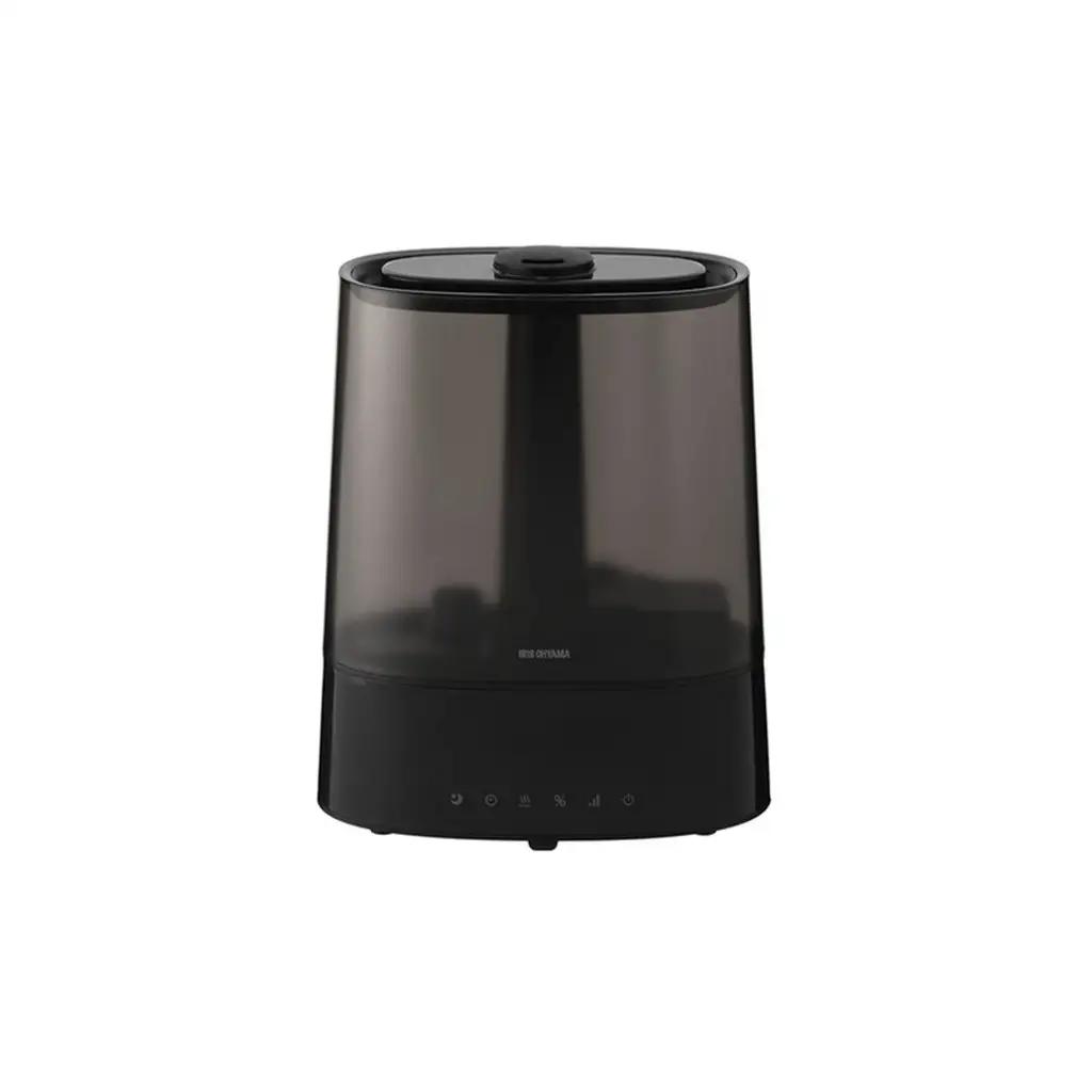 上給水超音波ハイブリッド加湿器 AHM-HUT55A-B ブラック 加湿器 アイリスオーヤマ ハイブリット加湿器 卓上 おしゃれ 6L ハイブリット式 オフィス 寝室 上から給水 上部給水 タンク付き