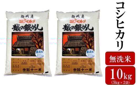 【先行予約】令和7年産新米【五ツ星お米マイスター厳選】コシヒカリ 無洗米 10kg（5kg×2袋）[Y0563]