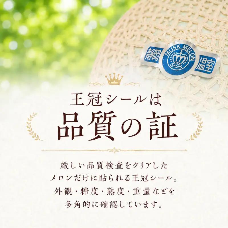クラウンメロン 山等級 青肉 果物 クラウンメロン【1.4kg前後 1玉】