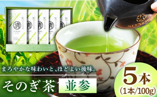 そのぎ茶 (並参) 100g×5袋入り 茶 ちゃ お茶 おちゃ 緑茶 りょくちゃ 日本茶 茶葉 東彼杵町/酒井製茶 [BBV011] 