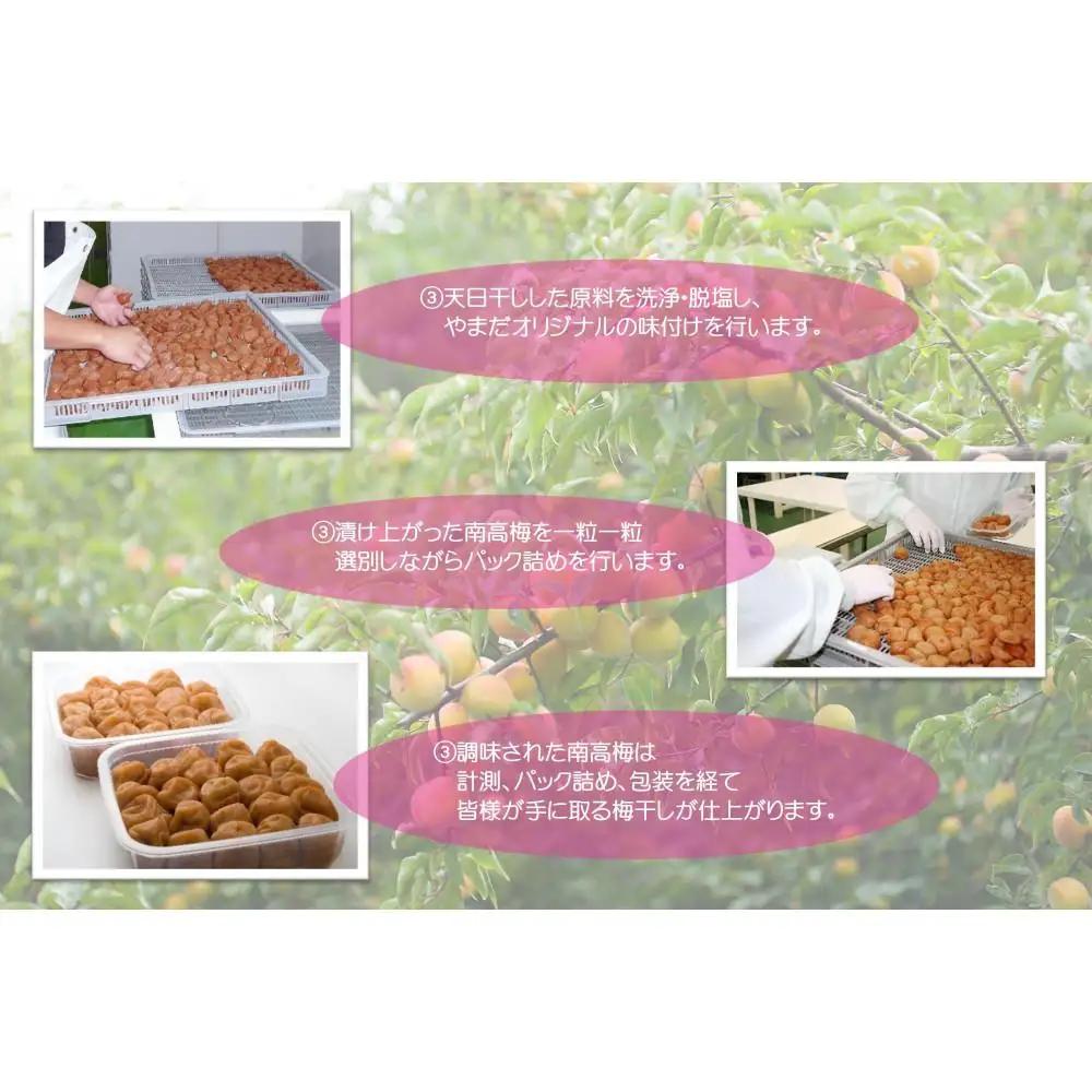 紀州南高梅 プレミアム 塩分約3％ 500g ［YM11］