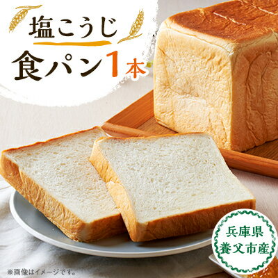 【ふるさと納税】塩こうじ食パン　1本【配送不可地域：離島】【1529851】