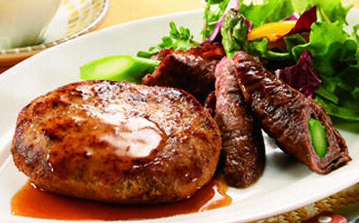 佐賀牛赤身肉スライスと丸福特製ハンバーグ食べ比べセット / 牛肉 佐賀牛 黒毛和牛 すきやき / 佐賀県 / マルフクフーズ [41AOCS072]