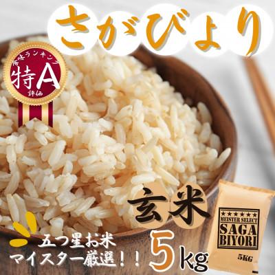 ふるさと納税 伊万里市 令和7年産【玄米】 さがびより5kg【特A評価】《マイスターセレクト》