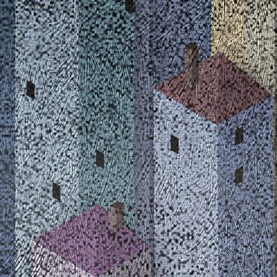 ふるさと納税 綾部市 ＼京都・綾部の癒やし系作家/【絵画】　天空の城　　額装サイズ526mmx412mm |  | 02