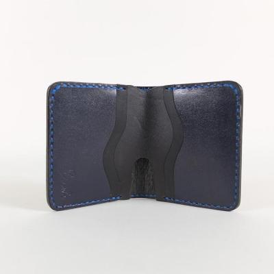 ふるさと納税 徳島市 阿波レザー　本藍染めミニ財布　MINI-1【CZ018】 |  | 02