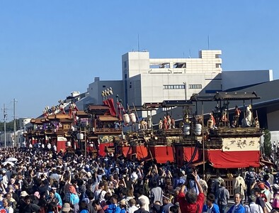 【数量限定】とこなめ山車まつり 和手ぬぐい【3枚】