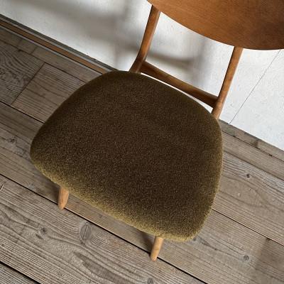 ふるさと納税 富田林市 Karl Dining Chair モケット クリンプカーキ ミディアムブラウンフレーム【SWOF】 |  | 01