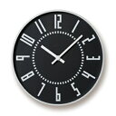 【ふるさと納税】eki clock / ブラック（TIL16-01 BK）Lemnos レムノス 時計　工芸品 装飾品 民芸品 伝統技術 インテリア 掛け時計 時計　お届け：※申込状況によりお届け迄1～2ヶ月程度かかる場合があります。