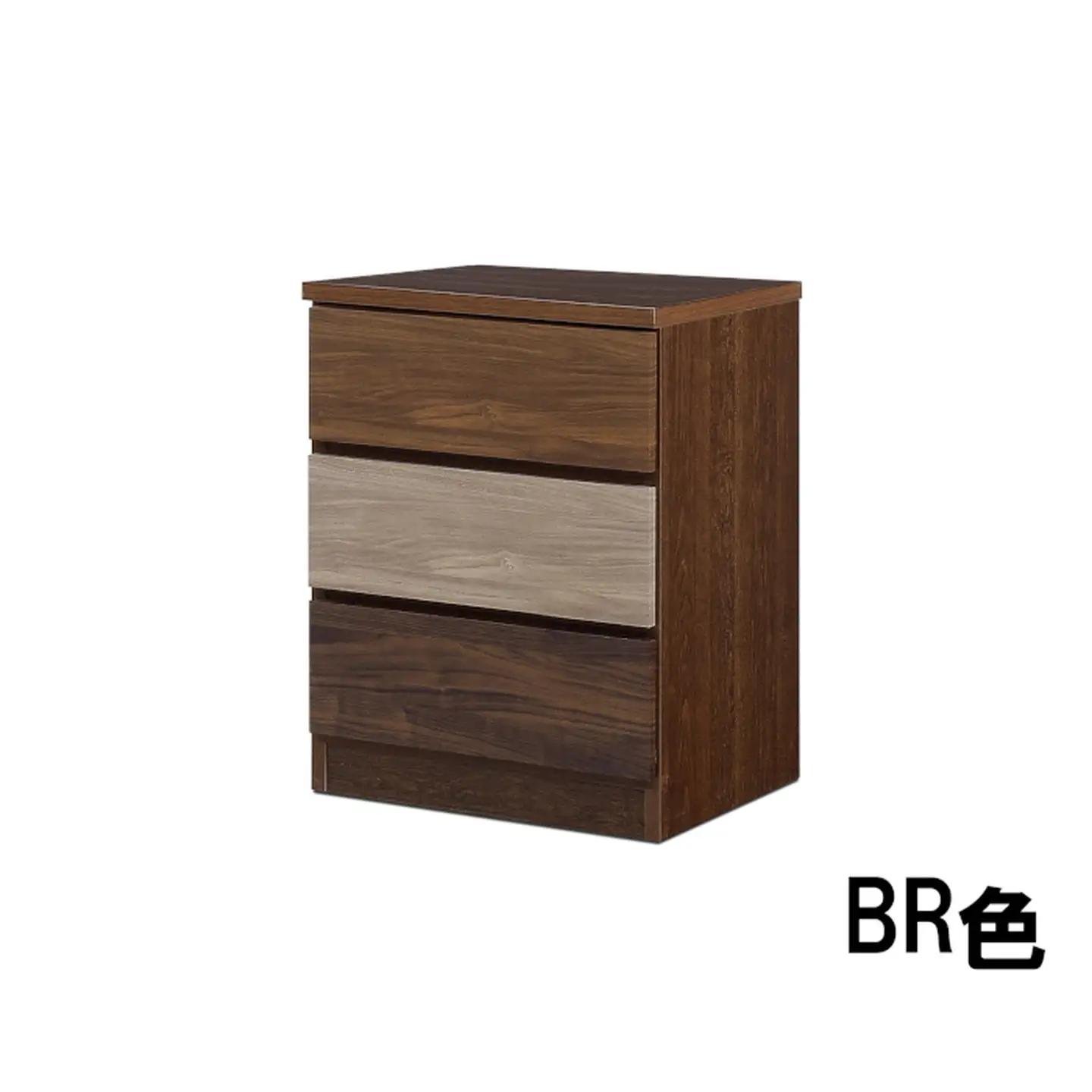 スリムチェスト ワルツ 幅50-3段 隙間収納【諸富家具】：B780-002