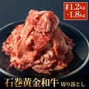 【ふるさと納税】牛肉 石巻 黄金 和牛 切り落とし 300g×1P から 6P 赤身 国産 美味しい 使いやすい 小分け 肉　お肉 細切れ おかず すき焼き 焼肉 冷凍