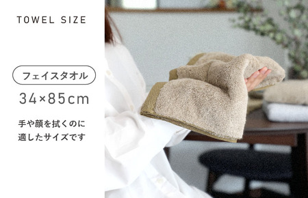 （今治タオルブランド認定）HOME フェイスタオル 3枚セット（モカ）【I000330MOC】