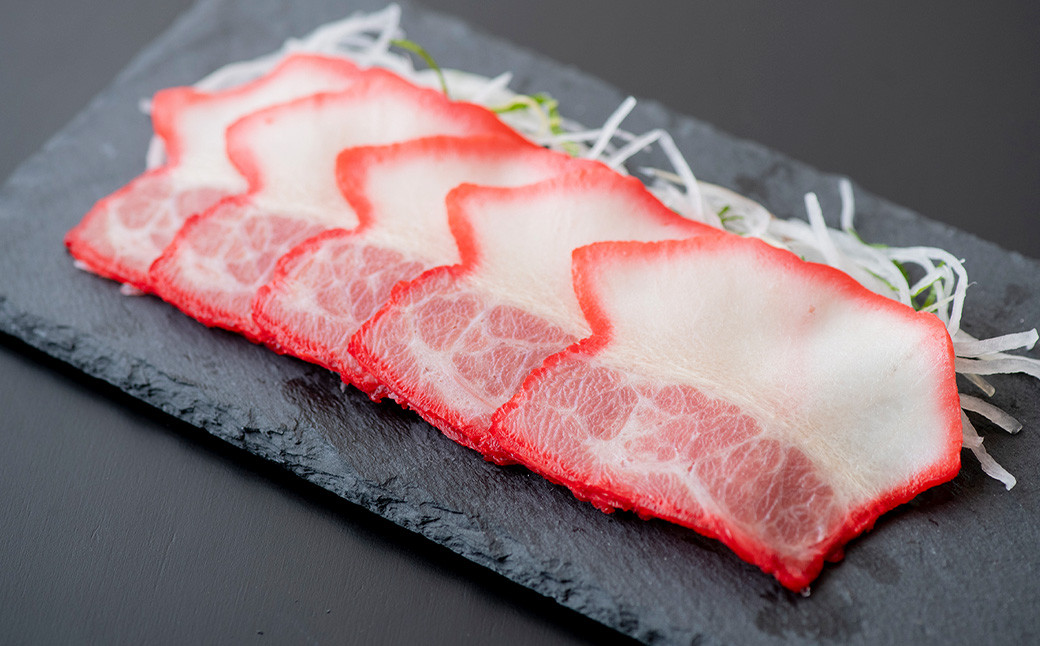
            畝須鯨 ベーコンスライス 100g×2パック 計200g 鯨 クジラ クジラ肉 鯨肉 うねす くじらベーコン 希少部位 高級 冷凍 贈答 贈り物 ギフト プレゼント
          
