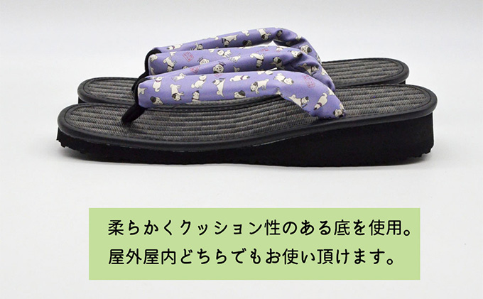 信貴×雪丸 ゆきまる雪駄 屋内屋外兼用 BB 8寸6分（25.0～26.5対応）