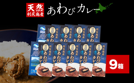 利尻島産天然あわびカレー9箱