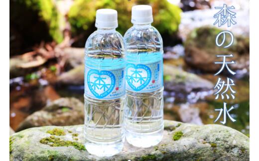 【ふるさと納税】 森の天然水 525ml×24本 天然水 水 飲料水 軟水 シリカ水 ケイ素水 ミネラル 美容 備蓄 防災 ケイ素 シリカ 大分県 玖珠町 天然水 ミネラルウォーター ナチュラルミネラルウォーター 水分補給 道の駅 童話の里くす オリジナルラベル 湧き水