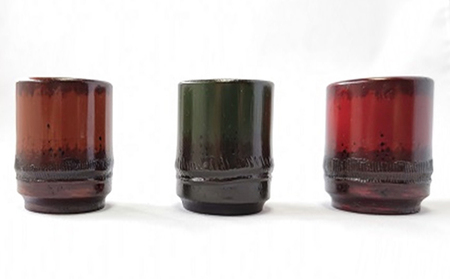 新潟特産竹塗　ぐい呑み 茶