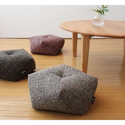 ふるさと納税 京都市 【洛中高岡屋】落ち着いた色目と素材感 ブレンデル おじゃみ座ぶとん(ベージュ)