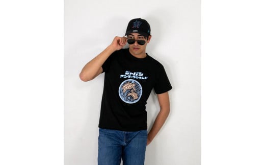 みなべ町 マンホールTシャツ【XLサイズ・黒】jpnug002-8A