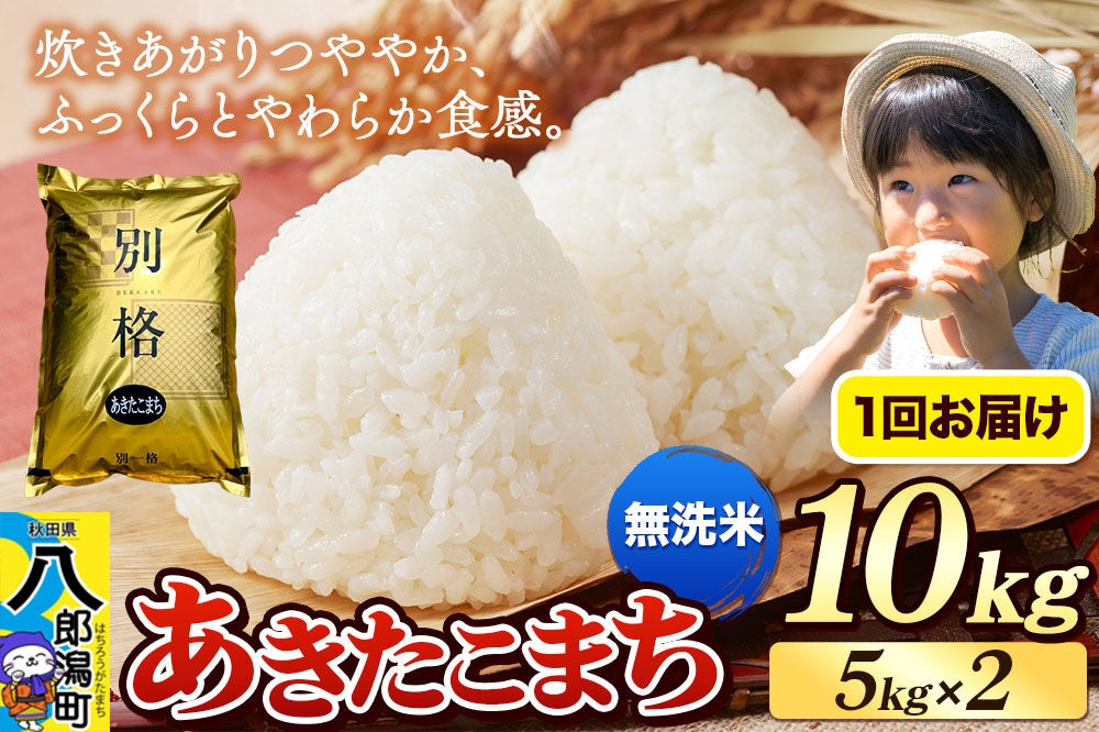 《令和8年産 新米》米 あきたこまち 10kg（5kg×2袋）【無洗米】秋田県産 [新米 米 コメ 無洗米 あきたこまち おいしい 美味しい 安全 自然の恵み]