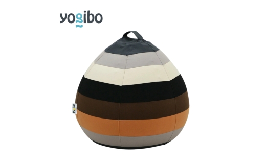 ヨギボー ドロップ レインボー ナチュラル Yogibo Drop Rainbow ビーズクッション 丸型 水滴型 1人掛け ローソファ おしゃれ 洗えるカバー 家具 ギフト 大阪府 岸和田市 [№5385-1549]