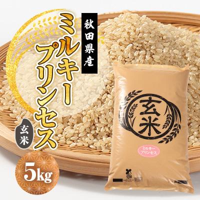 ふるさと納税 大潟村 令和7年産 ミルキープリンセス 玄米 5kg