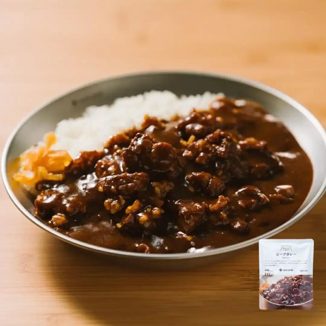 レトルトカレー [キャンパーの食卓] レトルトカレーセット [スノーピーク] レトルトカレー(ビーフ バターチキン グリーン キーマ) レトルトカレー 4種のレトルトカレー