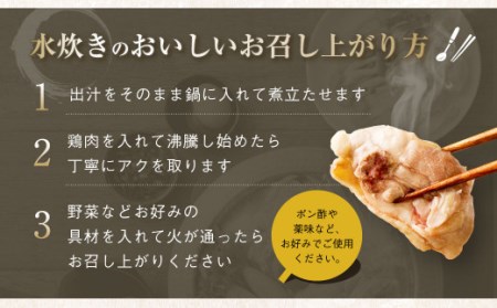 【 九州産 若鶏 6.0kg 使用 】 福岡 水炊き セット (21～24人前) 小分けスープ付き 水たき 鶏肉 山吹 国産 郷土料理 福岡県 北九州市