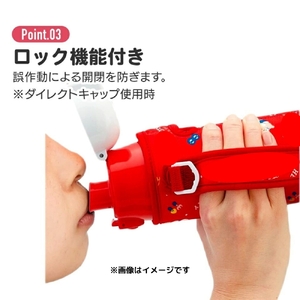 ダイレクトステンボトル　カバー付　ハート水玉　376047-ＫＳＤＣ４　11-103