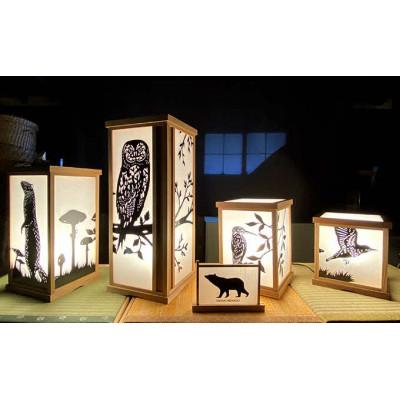 ふるさと納税 米原市 笹木木工×早川鉄兵コラボの切り絵のミニパネル |  | 03